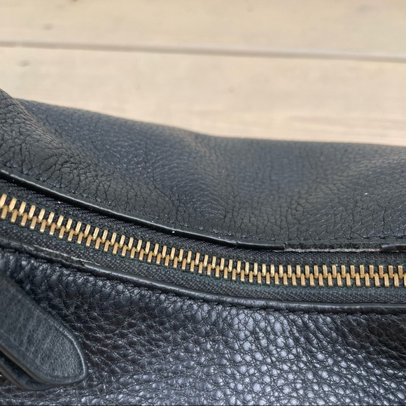 Michael Kors Isabella Black Leather Medium Shoulder Bag Purse - Picture 11 of 15